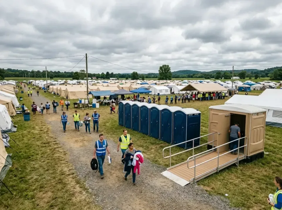 disaster-relief-camp-restrooms-010 — frequently asked questions, Dumpster & Portable Bathrooms Rental in Sublimity, OR